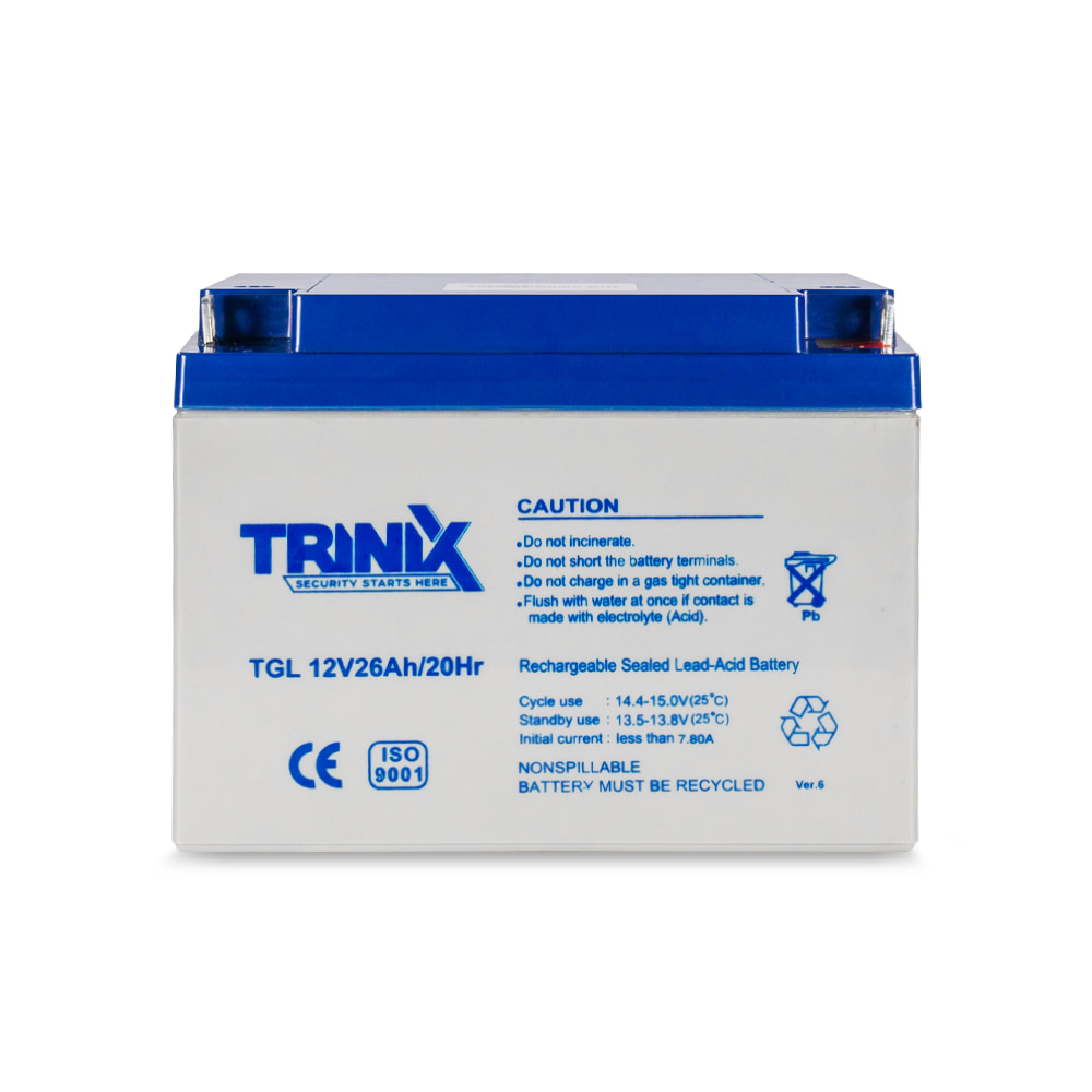 Аккумуляторная батарея 12В 26Ач Trinix TGL12V26Ah/20Hr GEL гелевая 
