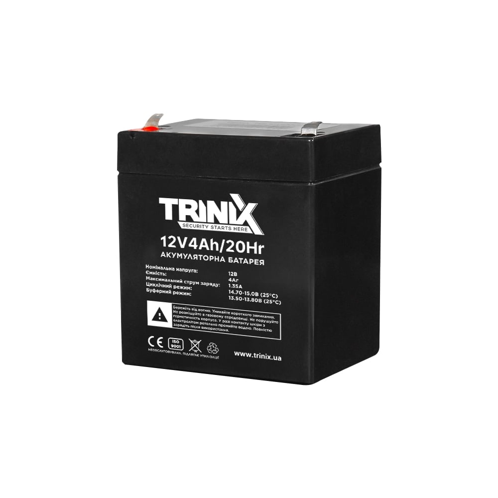 Акумуляторна батарея Trinix AGM 12V4Ah свинцево-кислотна