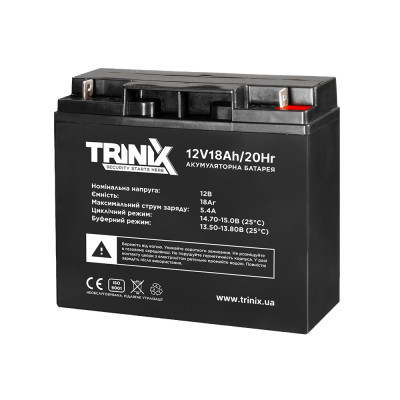 Акумуляторна батарея Trinix AGM 12V18Ah свинцево-кислотна