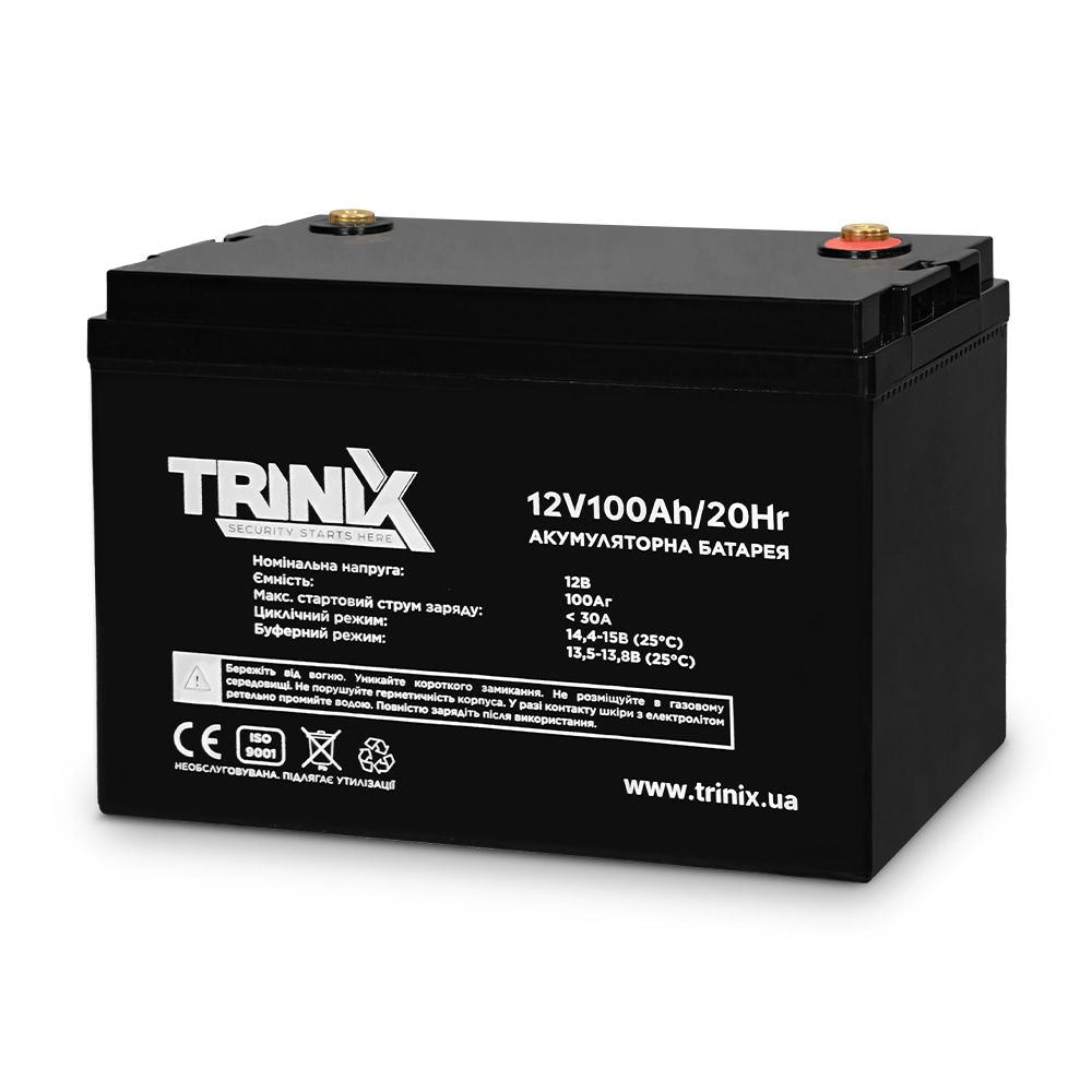 Аккумуляторная батарея Trinix AGM 12V100Ah свинцово-кислотная