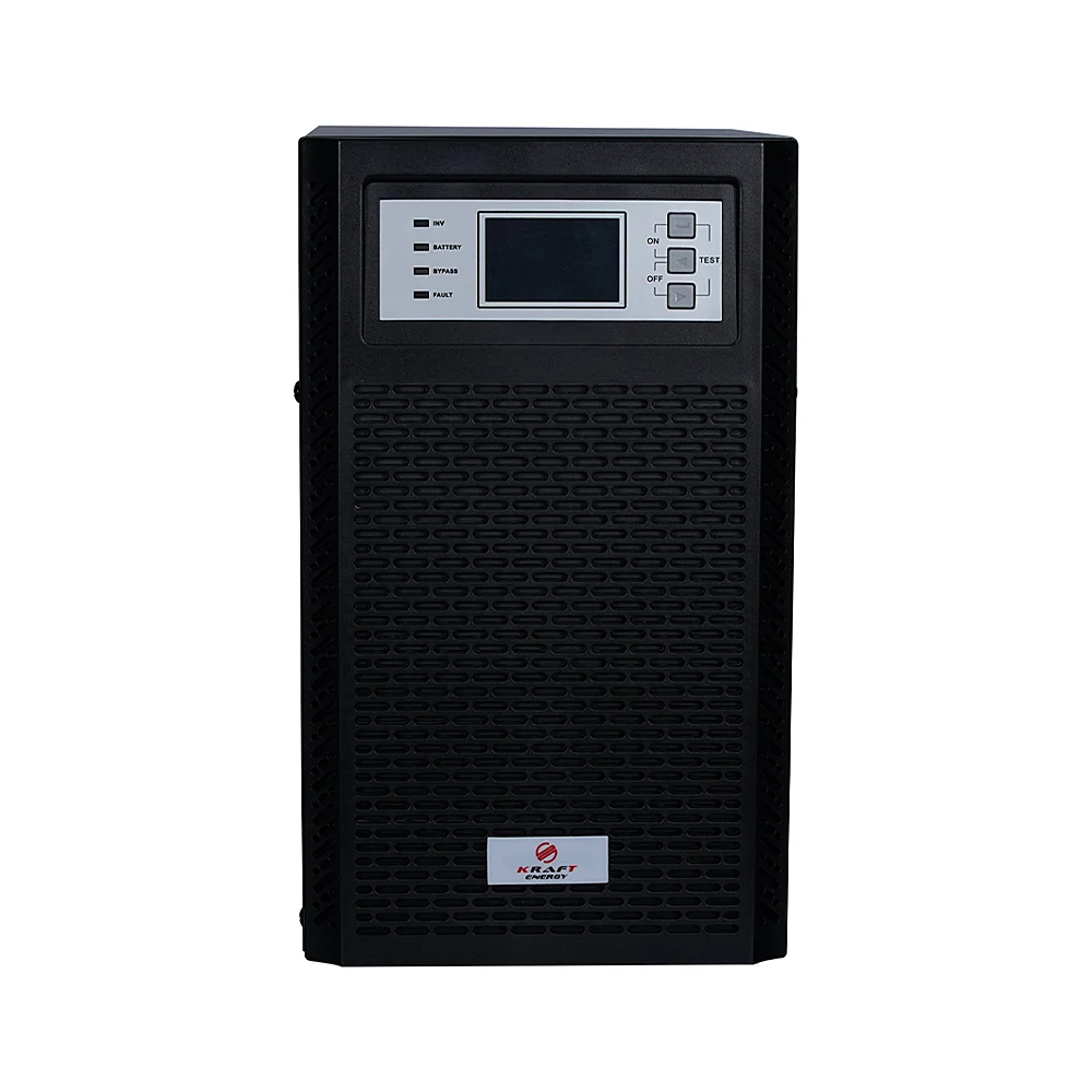 Джерело безперебійного живлення Kraft KRF-T10KVA/10KW(LCD)Ex Pro Online UPS з підключенням зовнішнього акумулятора