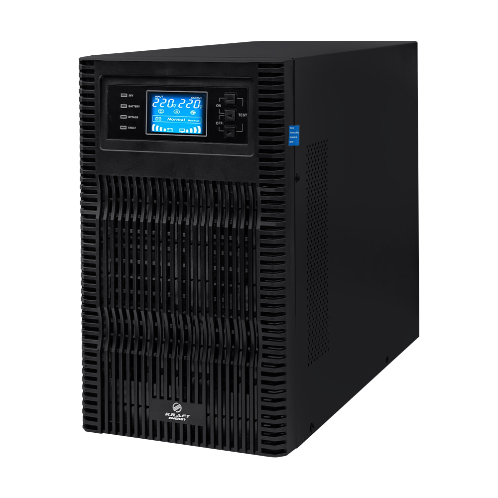 Джерело безперебійного живлення Kraft KRF-T1000VA/1KW(LCD)Ex Pro Online UPS