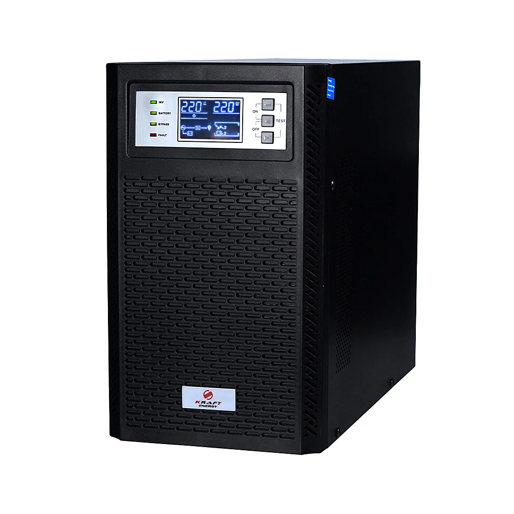 Джерело безперебійного живлення Kraft KRF-T1000VA/1KW(LCD) Pro Online UPS для котлів