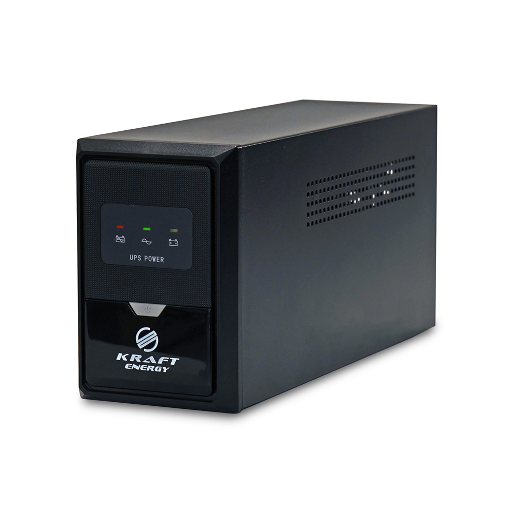 Источник бесперебойного питания Kraft KRF-B500VA/300W(LED)12V UPS с подключением внешнего аккумулятора