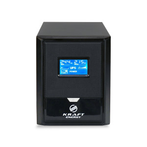 Источник бесперебойного питания Kraft KRF-B1000VA/600W(LCD) 24V UPS Kraft с подключением внешнего аккумулятора