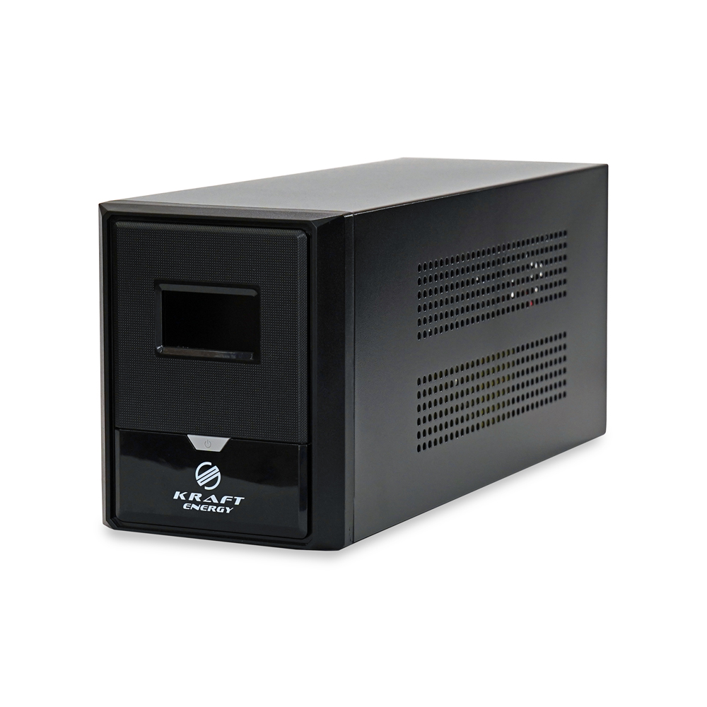 Источник бесперебойного питания Kraft KRF-B1000VA/600W(LCD) 24V UPS Kraft с подключением внешнего аккумулятора