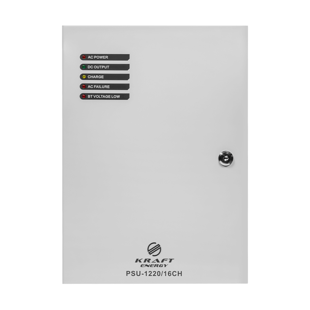 Блок бесперебойного питания Kraft Energy PSU-1220LED/16CH под аккумуляторы 18Аh