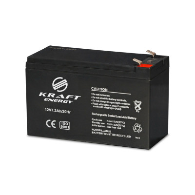 Аккумуляторная батарея Kraft 12V7.2Ah/20Hr свинцово-кислотная