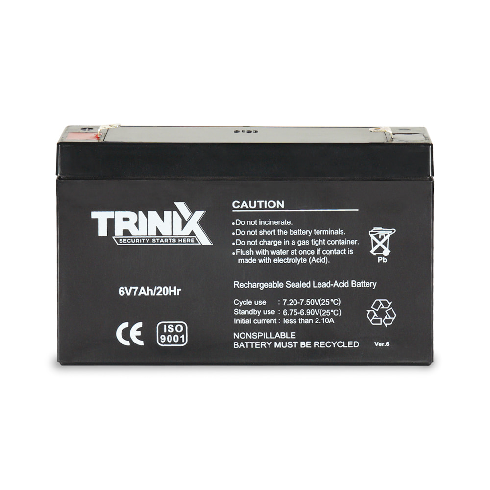 Аккумуляторная батарея Trinix 6V7Ah свинцово-кислотная