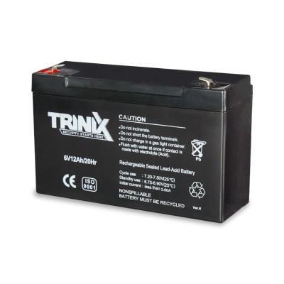 Аккумуляторная батарея Trinix 6V12Ah свинцово-кислотная
