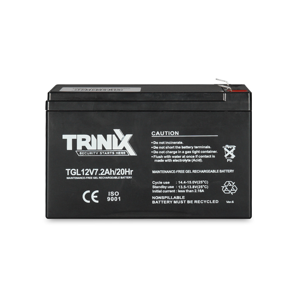 Аккумуляторная батарея Trinix TGL 12V7.2Ah гелевая