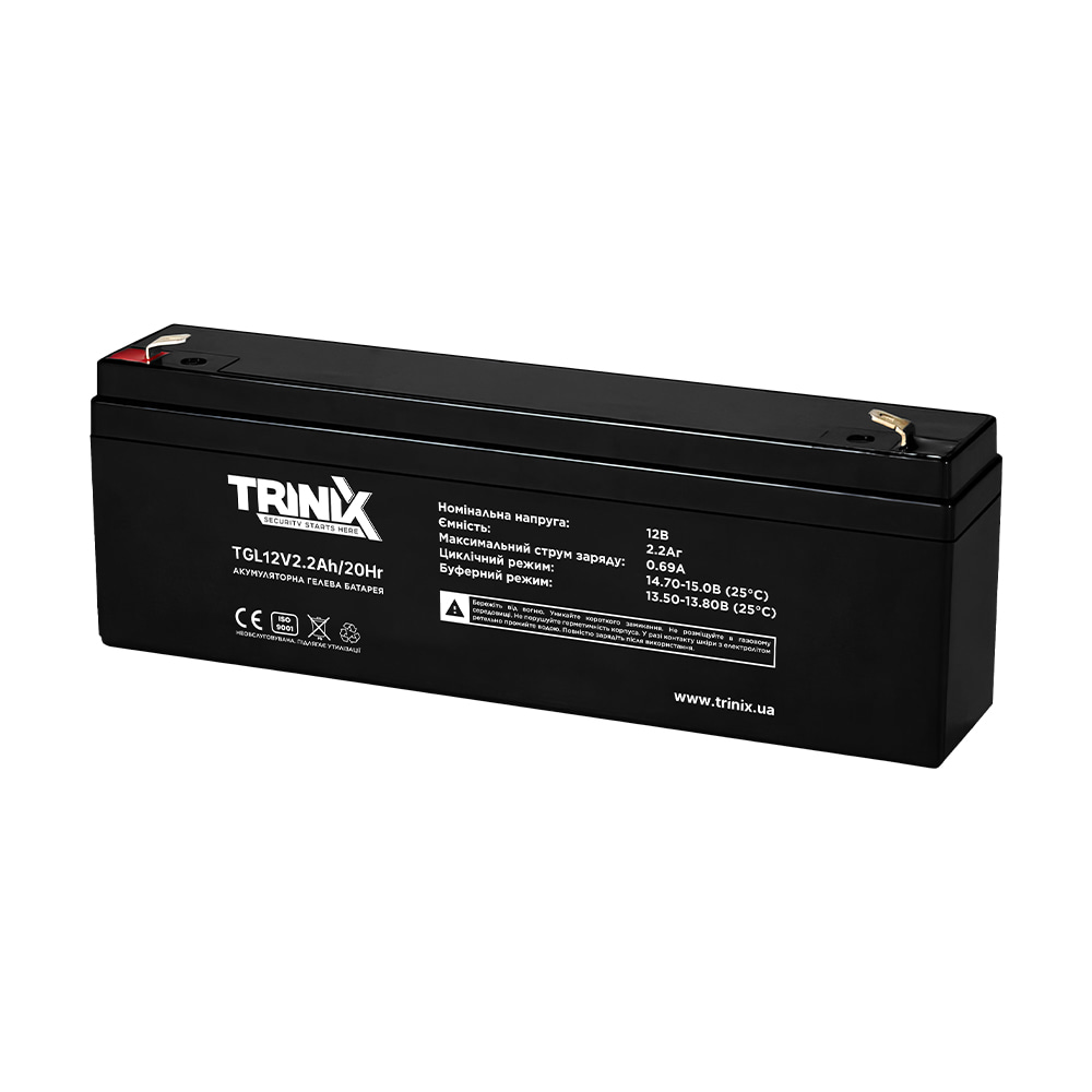 Акумуляторна батарея Trinix TGL 12V2.2Ah гелева