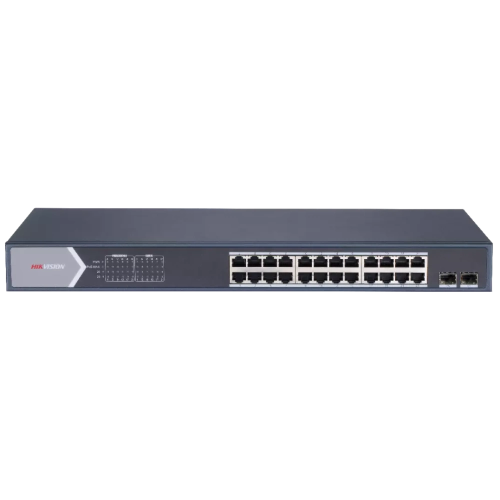 24-портовий гігабітний PoE комутатор Hikvision DS-3E1526P-SI керований