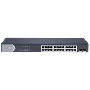 24-портовый гигабитный PoE комутатор Hikvision DS-3E1526P-SI управляемый