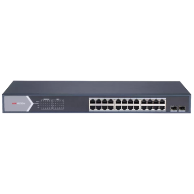 24-портовий гігабітний PoE комутатор Hikvision DS-3E1526P-SI керований