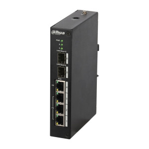 4-портовий PoE комутатор Dahua DH-PFS4206-4P-120 керований
