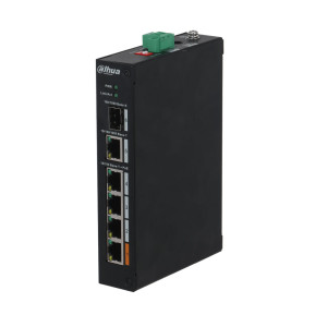 4-портовый PoE коммутатор Dahua DH-PFS3106-4ET-60 неуправляемый