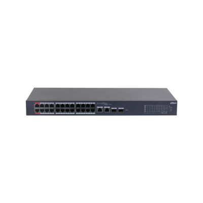 24-портовый PoE коммутатор Dahua DH-CS4226-24ET-375 управляемый