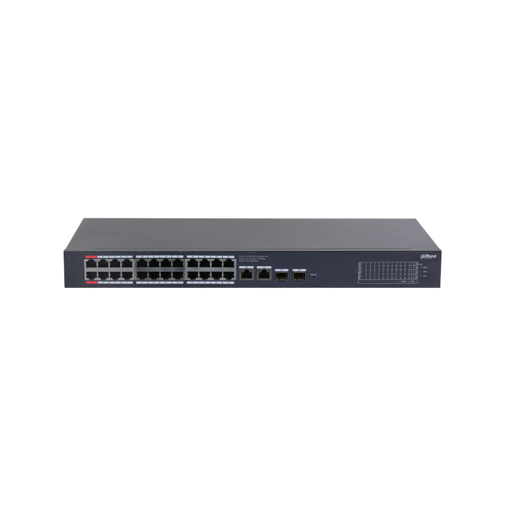 24-портовый PoE коммутатор Dahua DH-CS4228-24GT-240 гигабитный управляемый