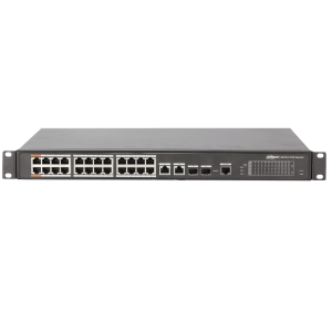 24-портовый PoE коммутатор Dahua PFS4226-24ET-360 управляемый