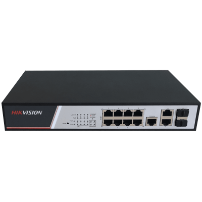 8-портовый PoE коммутатор Hikvision DS-3E2310P управляемый