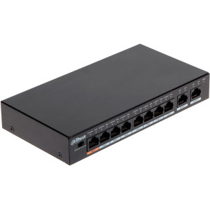 8-портовый PoE коммутатор Dahua DH-PFS3010-8ET-65 неуправляемый