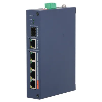 4-портовый коммутатор Dahua DH-CHS4106-4ET-60 PoE управляемый