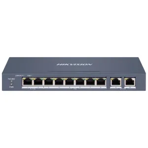 10-портовий PoE-комутатор Hikvision DS-3E1310HP-EI керований