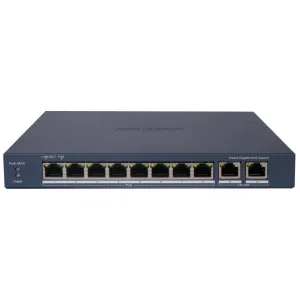 8-портовый коммутатор Hikvision DS-3E1510P-EIV2 POE управляемый