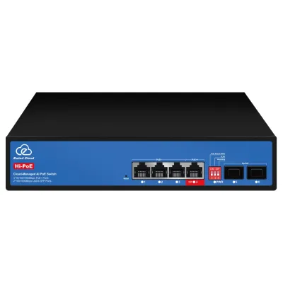 6-портовый коммутатор Ewind EW-ES3006FGSH-AP AI PoE управляемый облачно