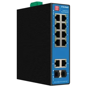 12-портовый коммутатор Ewind EW-PIS1812-8GE неуправляемый