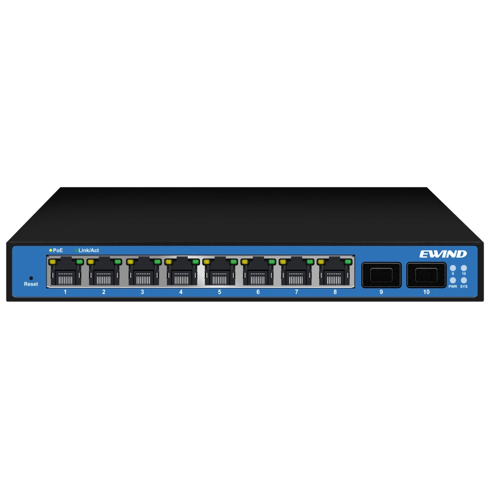 10-портовый коммутатор Ewind EW-S2910SM-DP PoE управляемый
