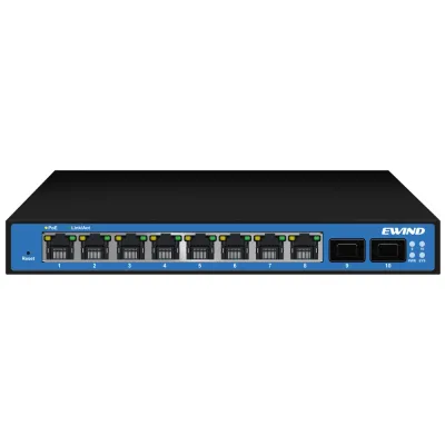 10-портовый коммутатор Ewind EW-S2910SM-DP PoE управляемый