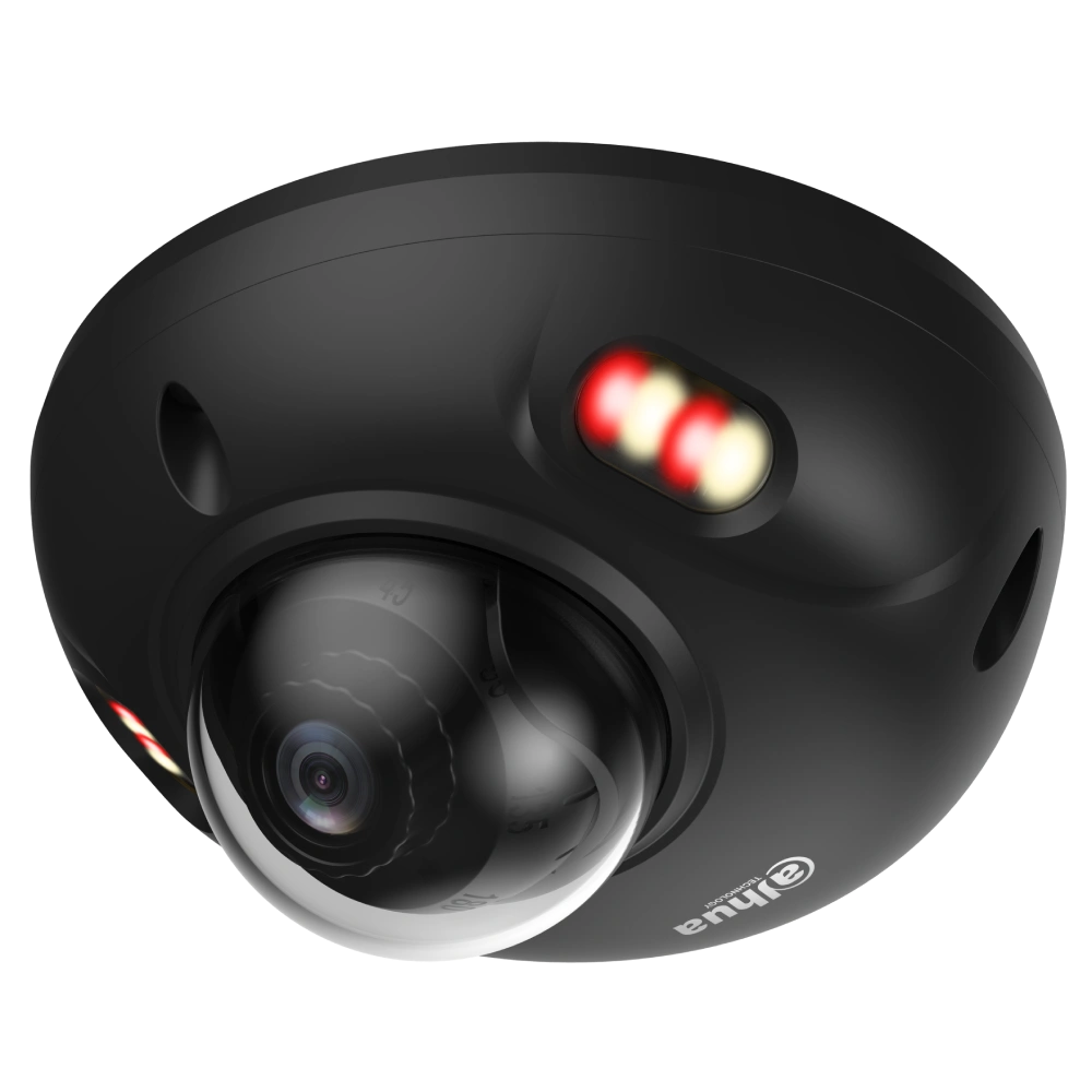 6 Мп IP-відеокамера Dahua DH-IPC-HDBW3649F-AS-IL-Black (2.1мм) з мікрофоном