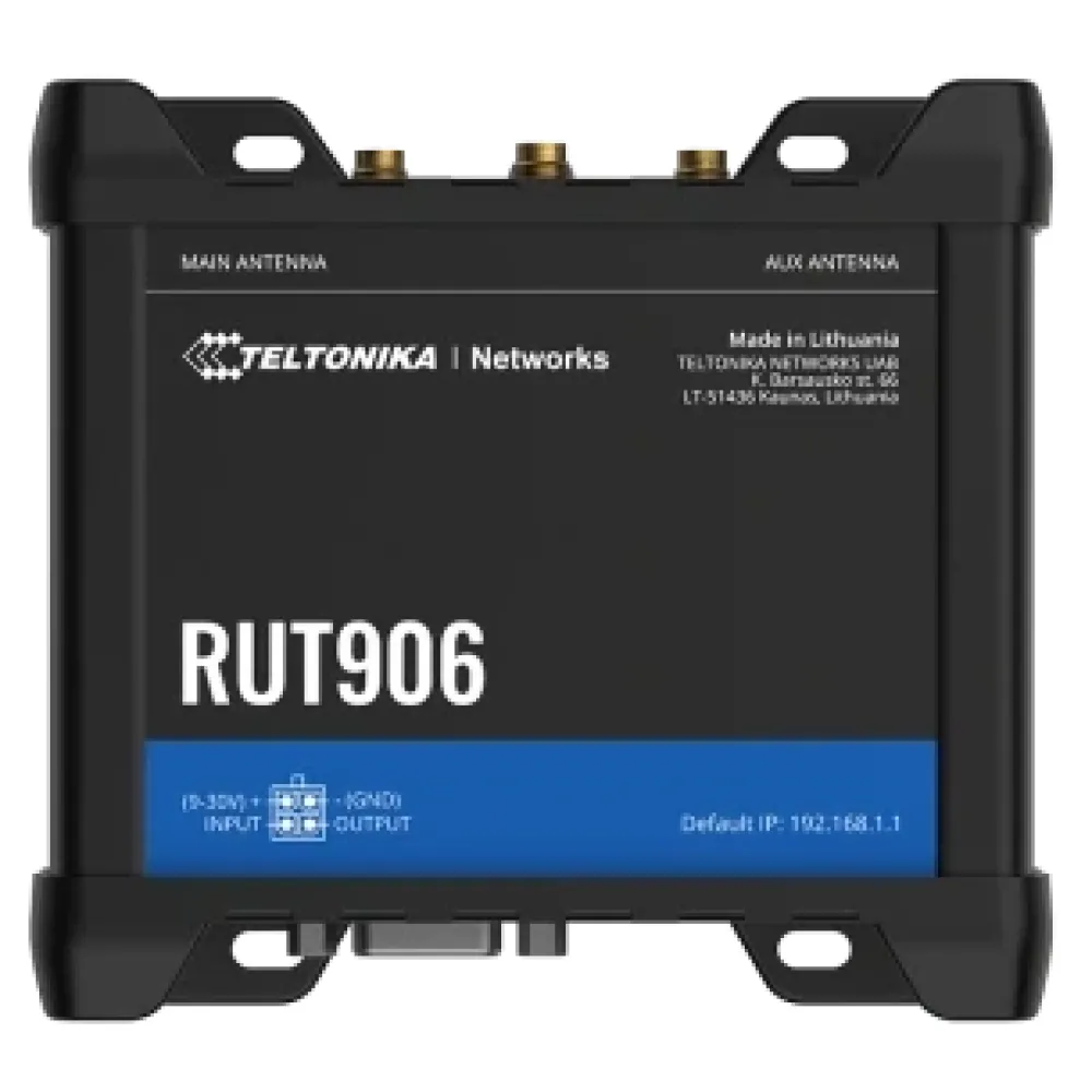 Промисловий стільниковий маршрутизатор Teltonika RUT906 з 4G LTE, Wi-Fi, RS-232, RS-485