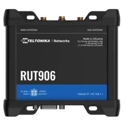 Промисловий стільниковий маршрутизатор Teltonika RUT906 з 4G LTE, Wi-Fi, RS-232, RS-485