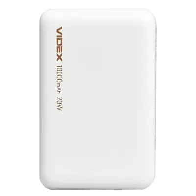 Повербанк VIDEX VPB-331 PD20W White 10000mAh