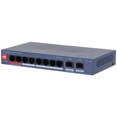 10-портовий PoE-комутатор Dahua DH-CS4210-8GT-110 керований