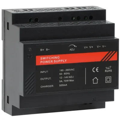 Блок безперебійного живлення VIA Energy DR12060-02B 12V/5A на DIN рейку