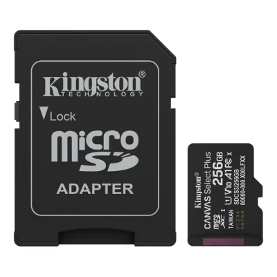 Карта памяти Kingston microSD 256GB C10 UHS-I A1 V10 R150MB/s
