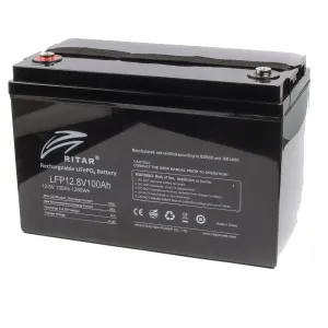 Акумуляторна батарея з bluetooth Ritar LFP12.8V100AH