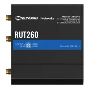 Промисловий стільниковий маршрутизатор Teltonika RUT260 з 4G LTE, Wi-Fi