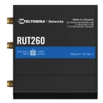 Промышленный сотовый маршрутизатор Teltonika RUT260 c 4G LTE, Wi-Fi