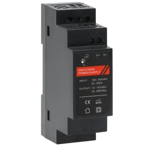 Блок живлення VIA Energy DR12024-01 12V/2A на DIN рейку