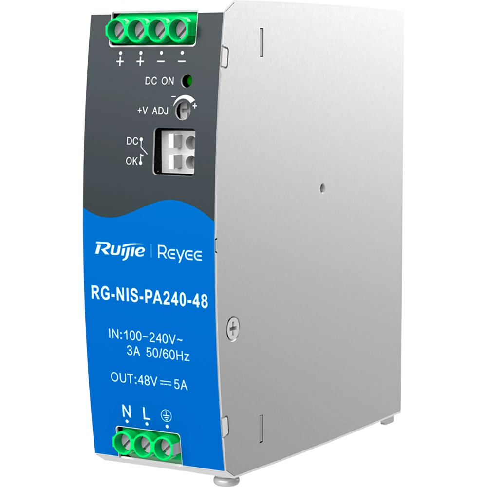 Источник питания AC/DC 240 Вт Ruijie RG-NIS-PA240-48 на DIN-рейку