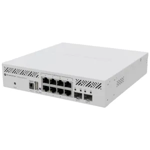 8-портовий комутатор Mikrotik CRS310-8G+2S+IN керований