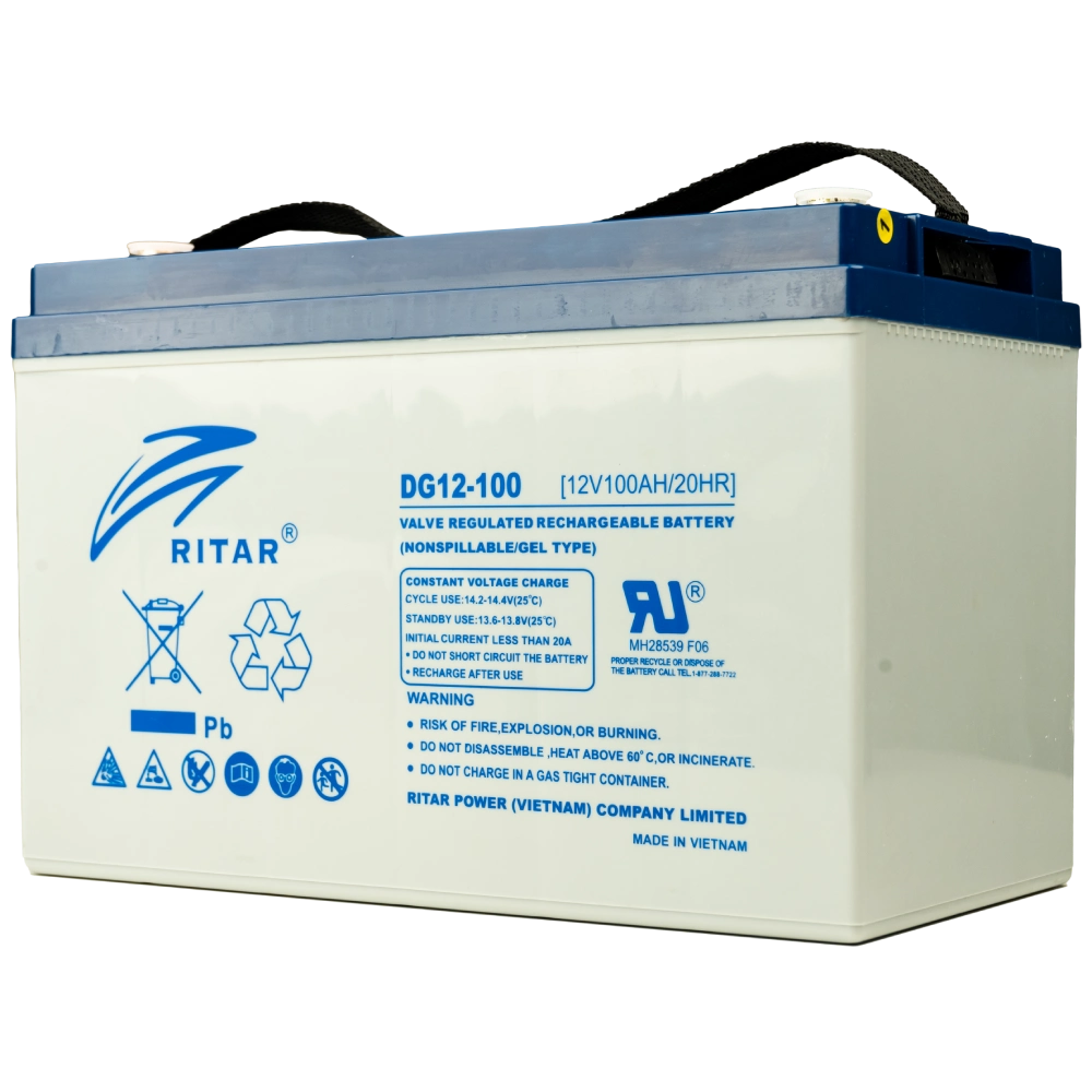 Аккумуляторная батарея Ritar DG12-100 гелевая