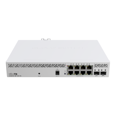 8-портовый управляемый PoE коммутатор Mikrotik CSS610-8P-2S+IN
