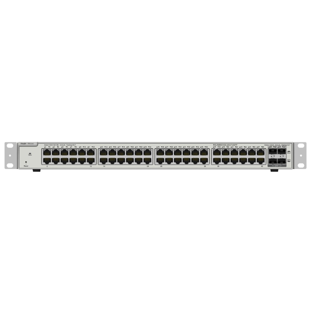 48-портовий комутатор Ruijie Reyee RG-NBS5100-48GT4SFP гігабітний L3 керований