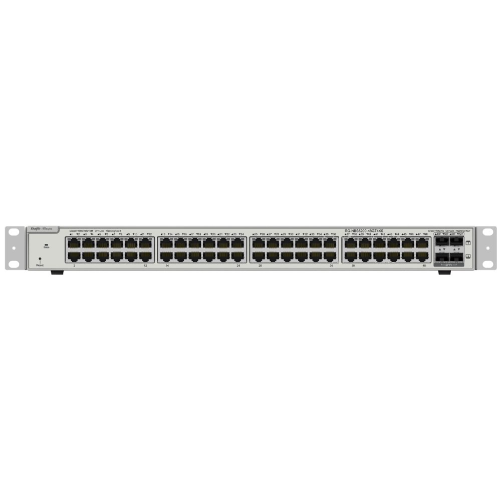 48-портовий комутатор Ruijie Reyee RG-NBS5200-48GT4XS гігабітний L2 керований